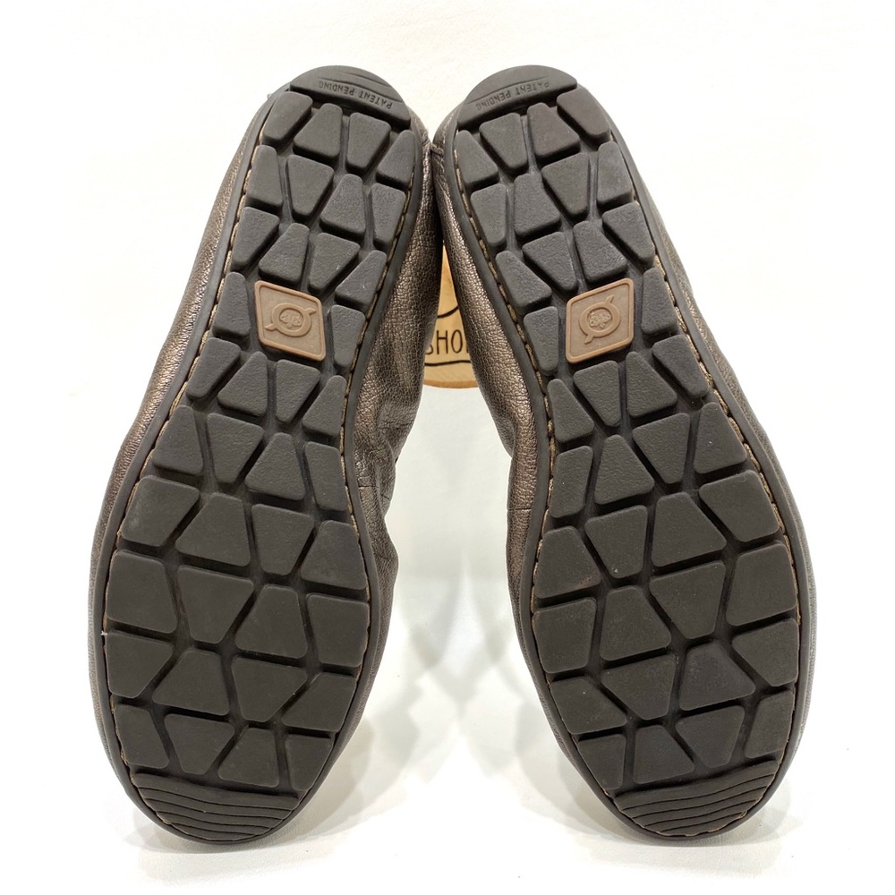 Women's Metallic Ballet Flats - Picture 5 of 8